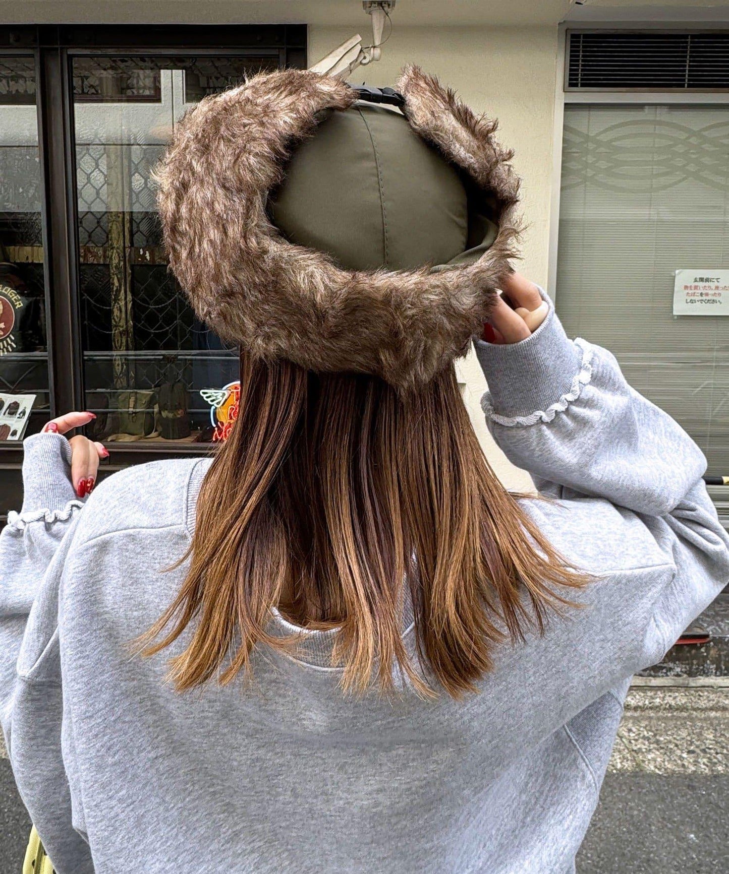 飛行員仿毛皮帽