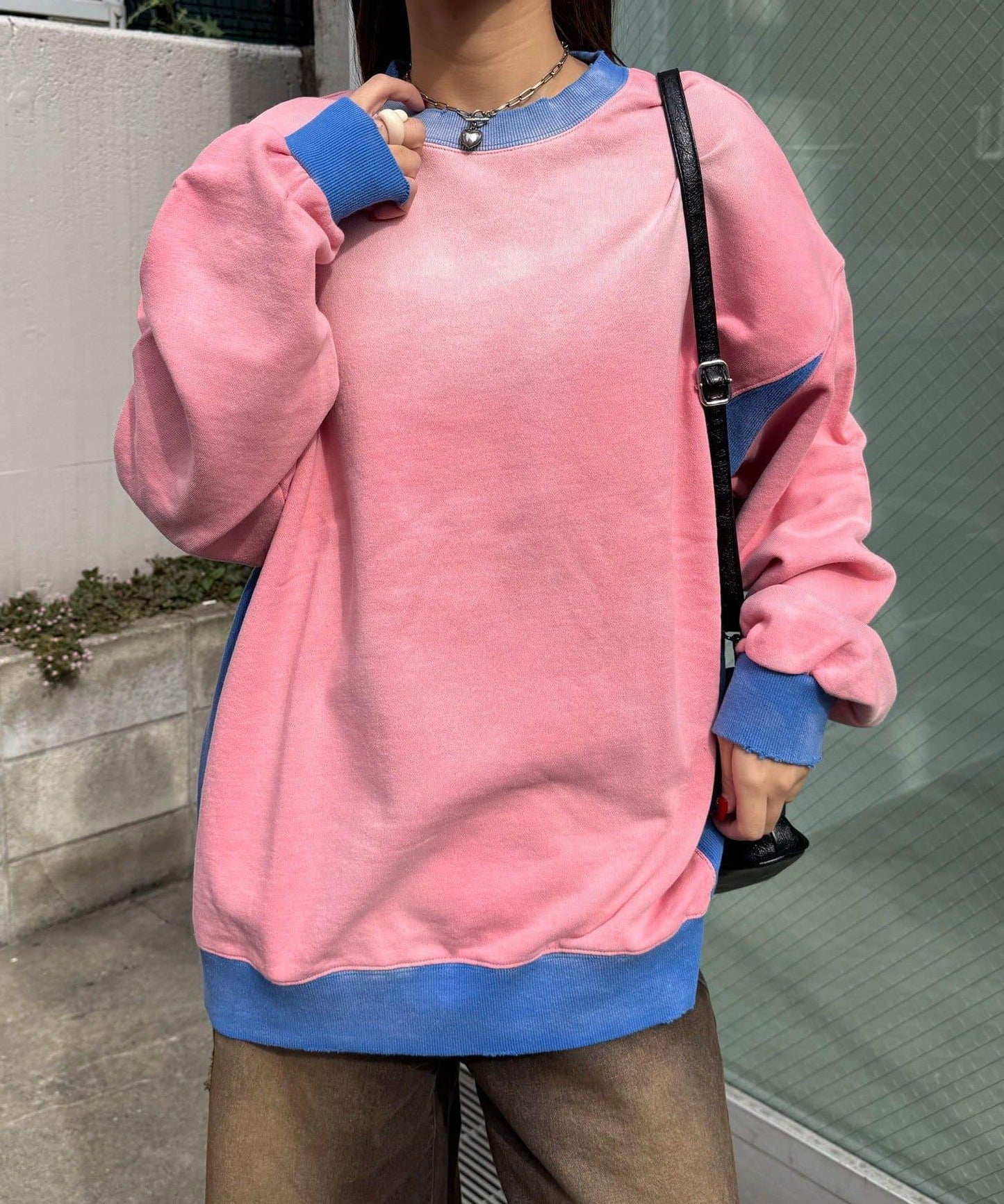 【RePRODUCTION LABEL / リプロダクションレーベル】拼接羅紋套頭衫