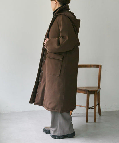 西川可變換廓形/可拆卸帽子/官網限定色回收羽絨長款【SUM1 STYLE(スミスタイル)】