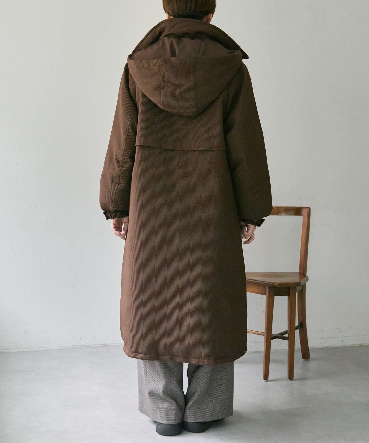 西川可變換廓形/可拆卸帽子/官網限定色回收羽絨長款【SUM1 STYLE(スミスタイル)】