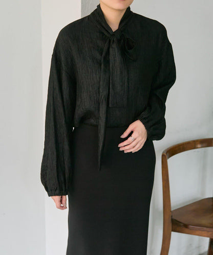 帶領帶/帶蝴蝶結襯衫【SUM1 STYLE(スミスタイル)】