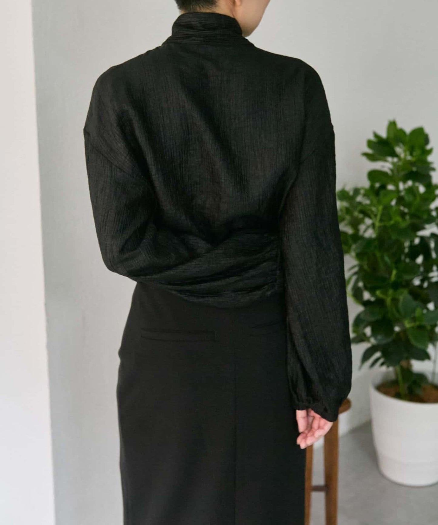 帶領帶/帶蝴蝶結襯衫【SUM1 STYLE(スミスタイル)】