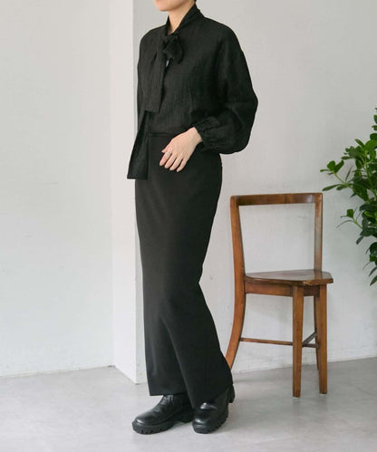 帶領帶/帶蝴蝶結襯衫【SUM1 STYLE(スミスタイル)】