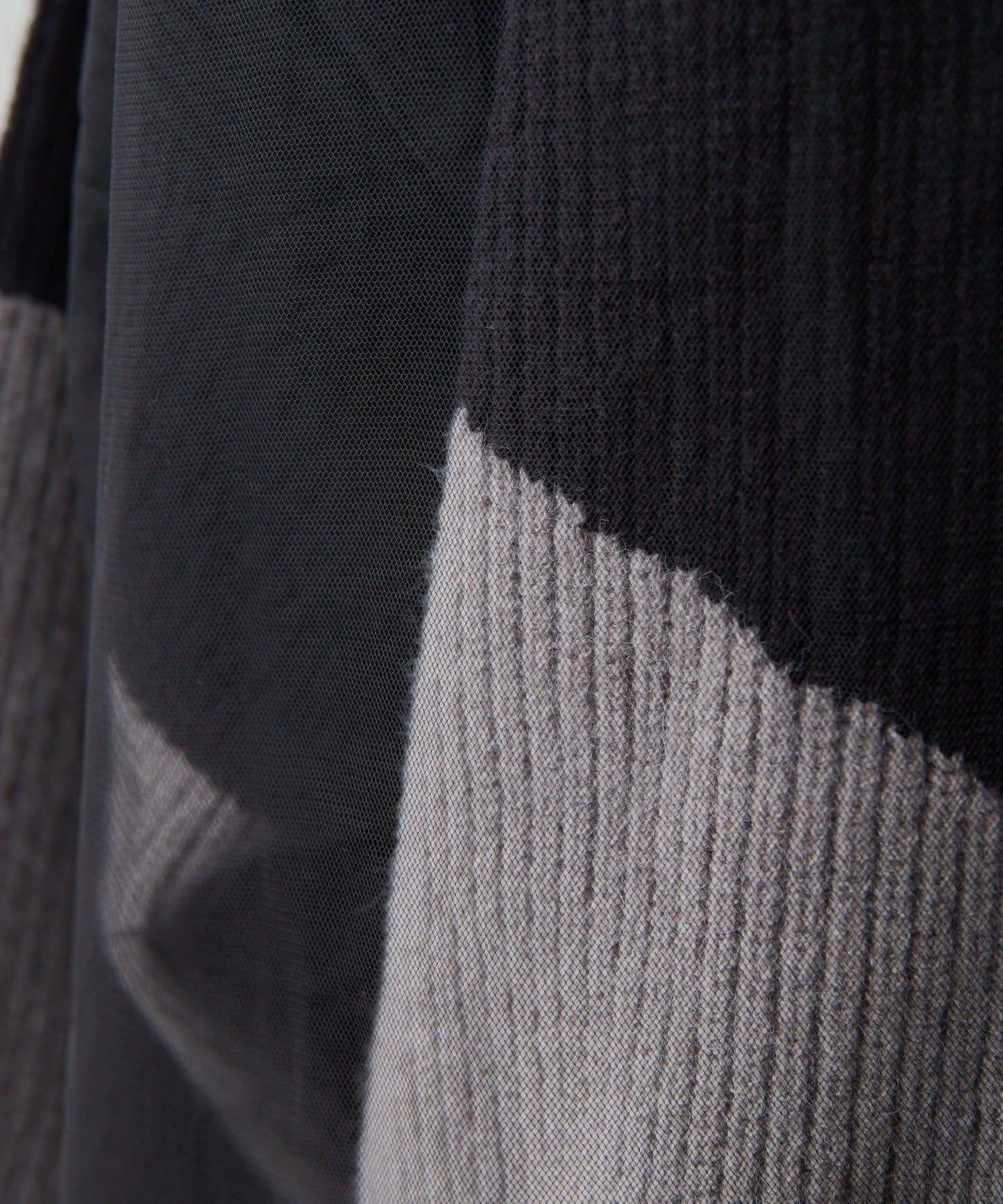 拼接設計撞色透視針織衫【SUM1 STYLE(スミスタイル)】