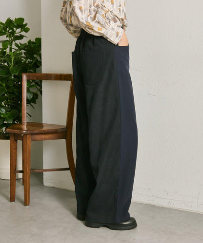 前後拼接雙色長褲【SUM1 STYLE】