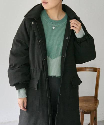 西川可變換廓形/可拆卸帽子/官網限定色回收羽絨長款【SUM1 STYLE(スミスタイル)】