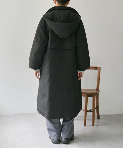 西川可變換廓形/可拆卸帽子/官網限定色回收羽絨長款【SUM1 STYLE(スミスタイル)】