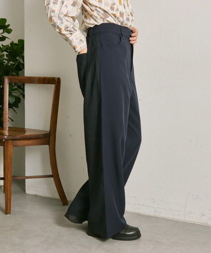 前後拼接雙色長褲【SUM1 STYLE】