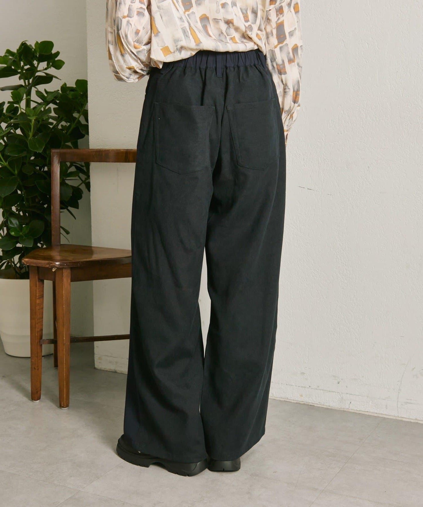 前後拼接雙色長褲【SUM1 STYLE】