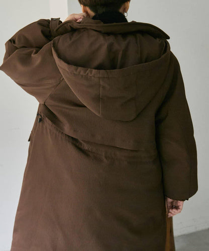 西川可變換廓形/可拆卸帽子/官網限定色回收羽絨長款【SUM1 STYLE(スミスタイル)】