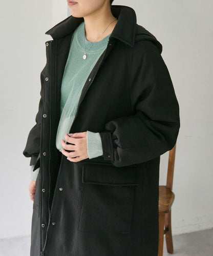 西川可變換廓形/可拆卸帽子/官網限定色回收羽絨長款【SUM1 STYLE(スミスタイル)】