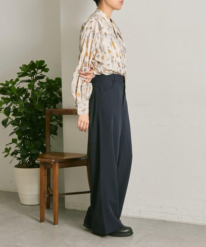 前後拼接雙色長褲【SUM1 STYLE】