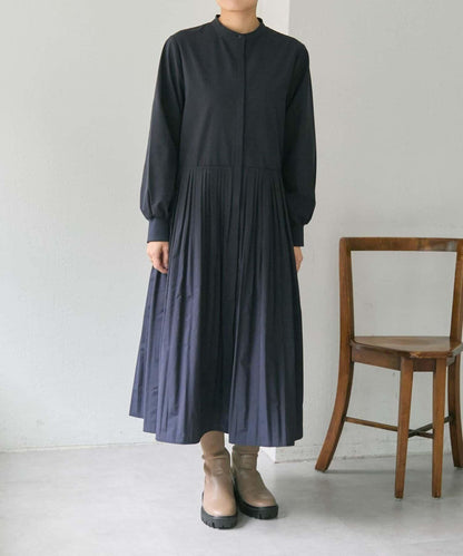 褶皺連衣裙【SUM1 STYLE(スミスタイル)】