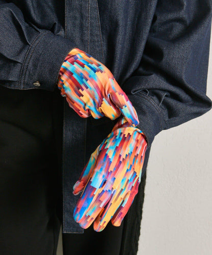 【CRISPINO VALENTINO】全印花手套