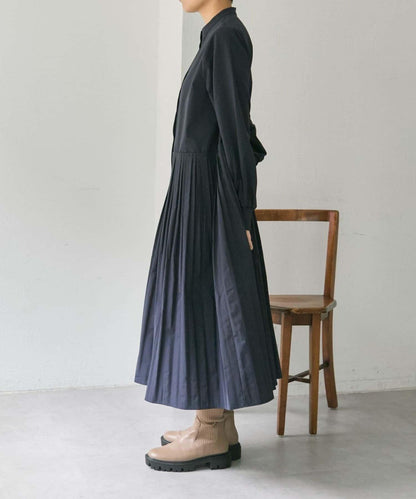褶皺連衣裙【SUM1 STYLE(スミスタイル)】