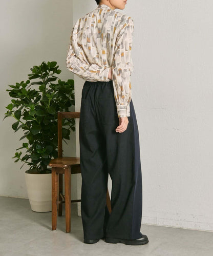 前後拼接雙色長褲【SUM1 STYLE】