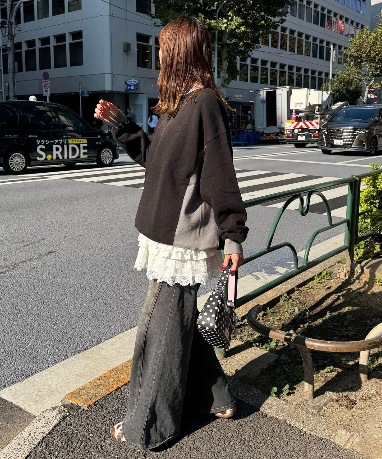 【RePRODUCTION LABEL / リプロダクションレーベル】拼接羅紋套頭衫