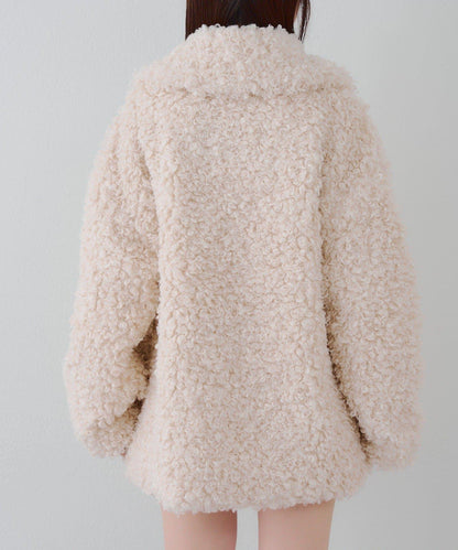 【可選兩種長度！】多功能蝴蝶結短絨夾克【官網！】