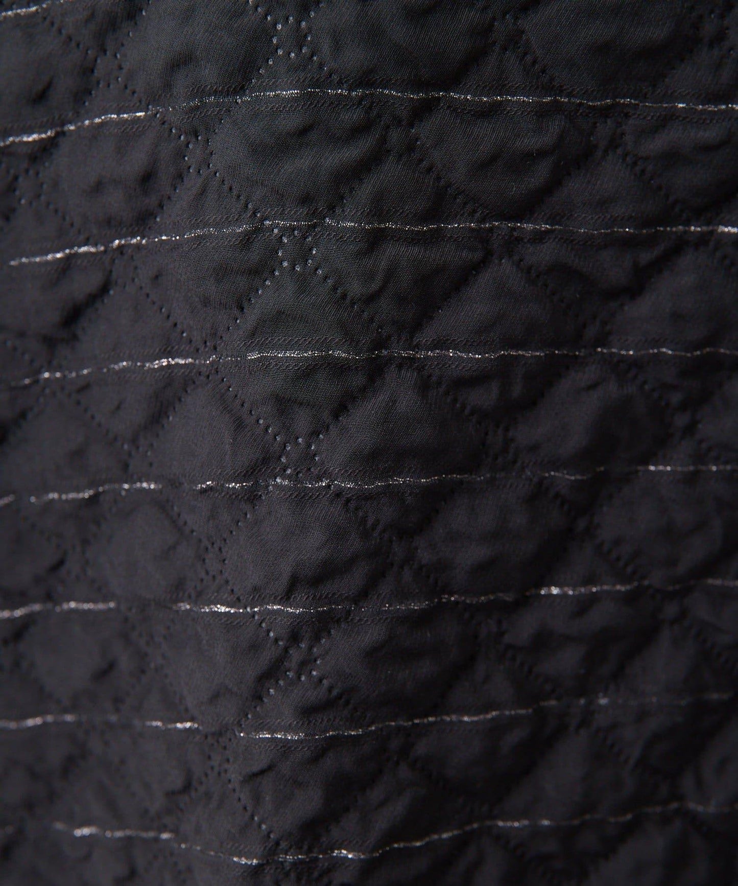 《オケージョン/ストライプ》長袖褶皺連衣裙【SUM1 STYLE】