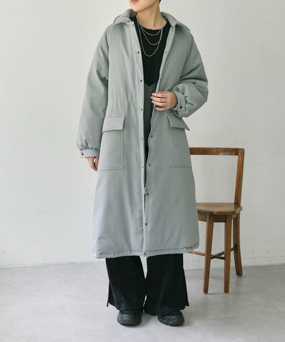 西川可變換廓形/可拆卸帽子/官網限定色回收羽絨長款【SUM1 STYLE(スミスタイル)】