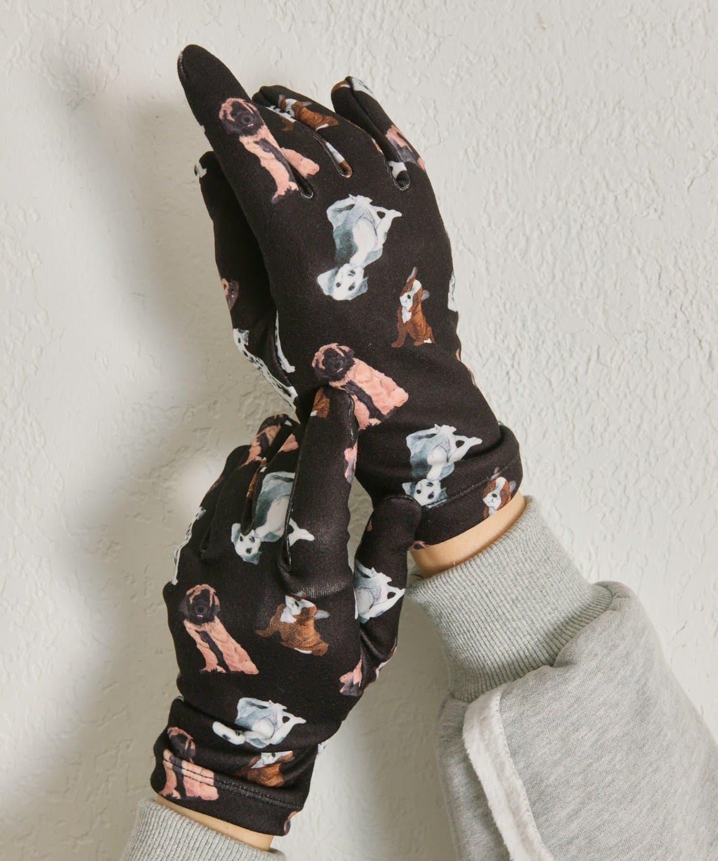 【CRISPINO VALENTINO】全印花手套