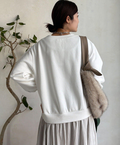 半拉鍊拼接連衣裙