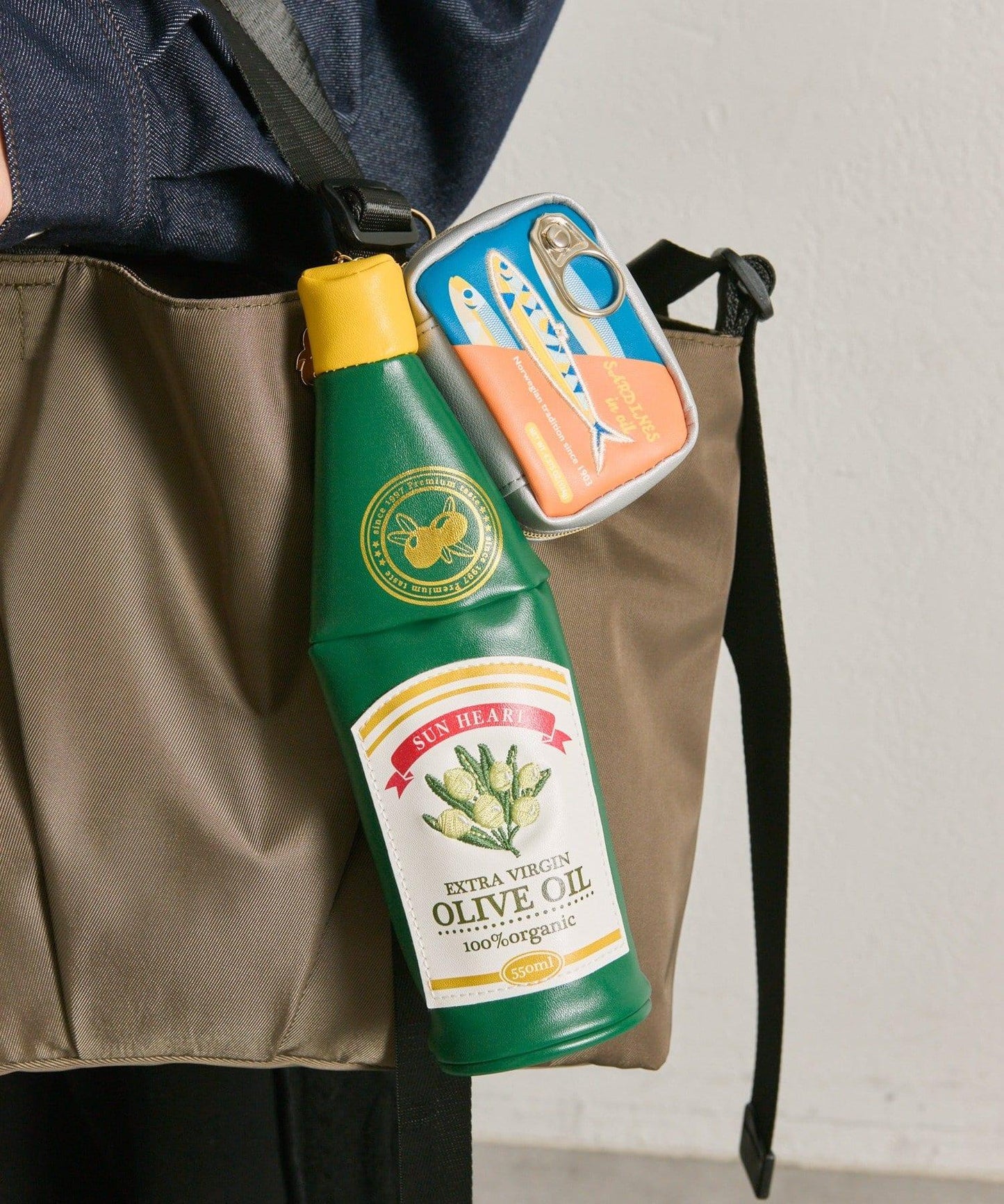 OLIVE&SARDINES/橄欖油瓶&油浸沙丁魚罐/收納包&環保袋