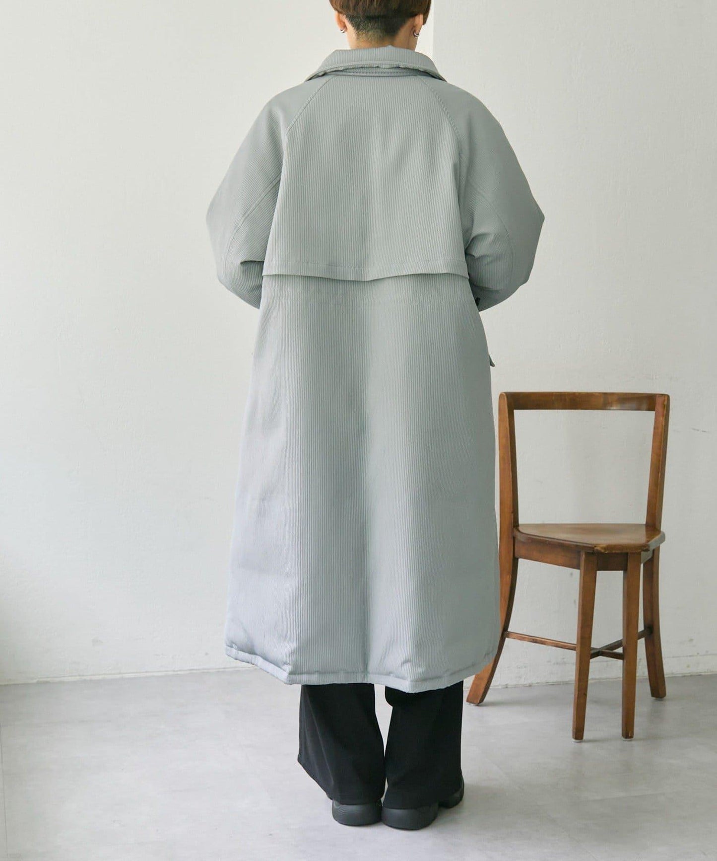 西川可變換廓形/可拆卸帽子/官網限定色回收羽絨長款【SUM1 STYLE(スミスタイル)】