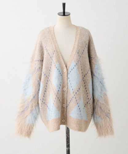 菱格針織開衫【SUM1 STYLE】