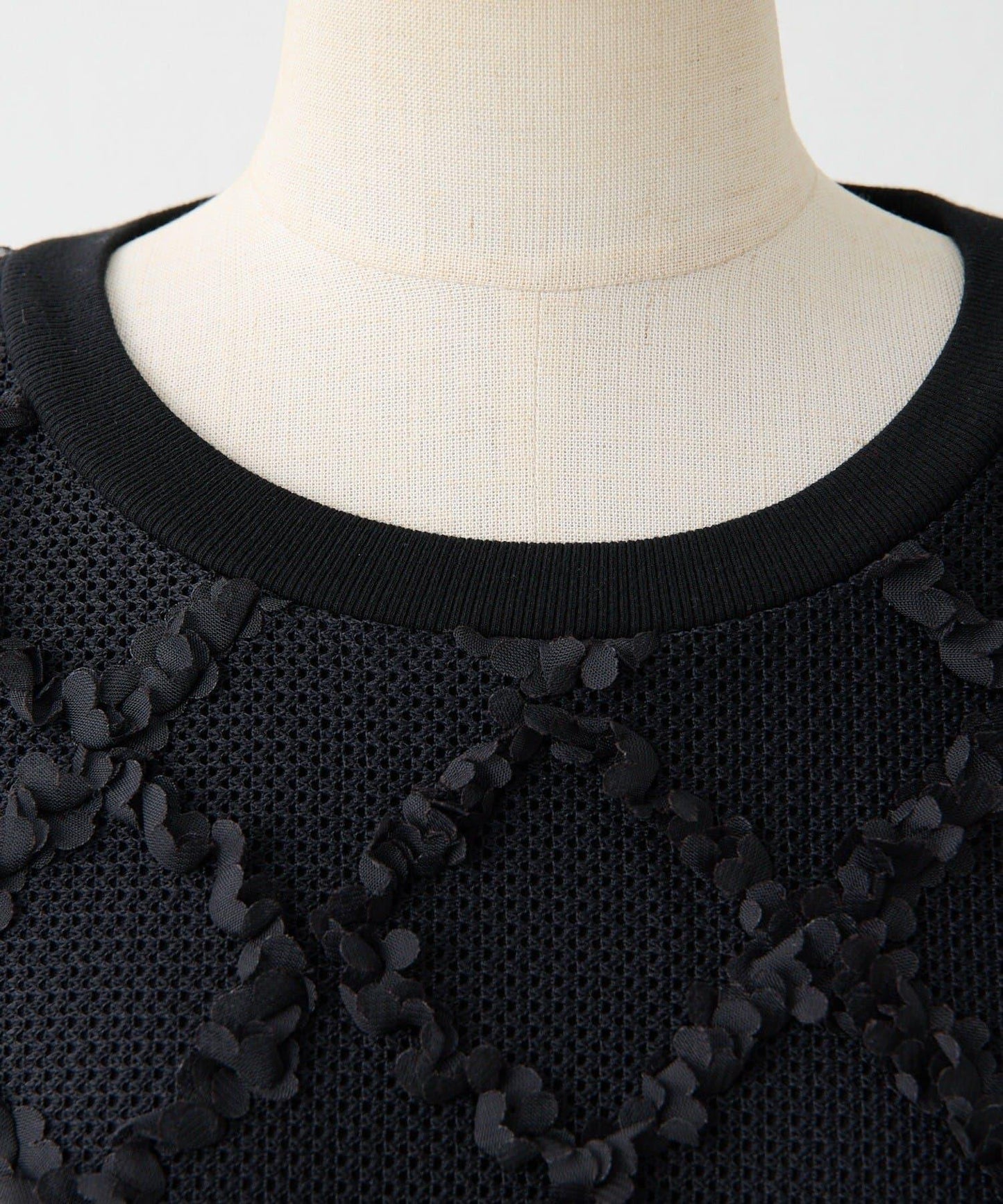 可伸縮透視蕾絲衛衣【SUM1 STYLE(スミスタイル)】