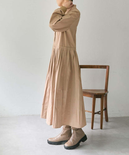 褶皺連衣裙【SUM1 STYLE(スミスタイル)】