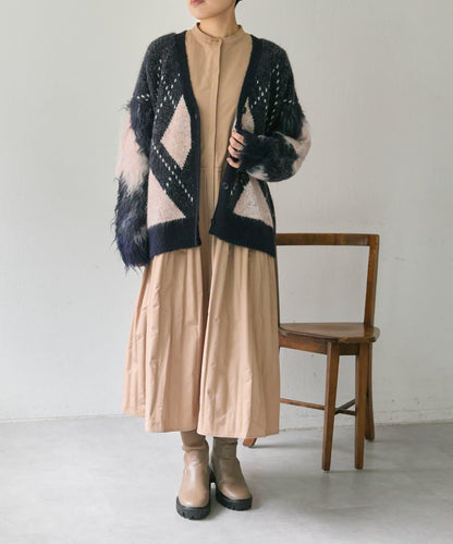 褶皺連衣裙【SUM1 STYLE(スミスタイル)】