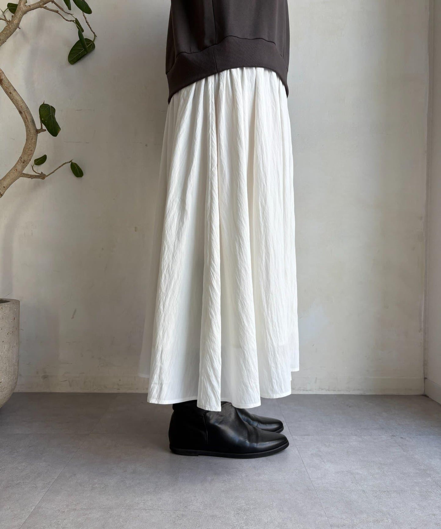 半拉鍊拼接連衣裙