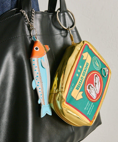 OYSTER&FISH/牡蠣罐頭&魚形收納包