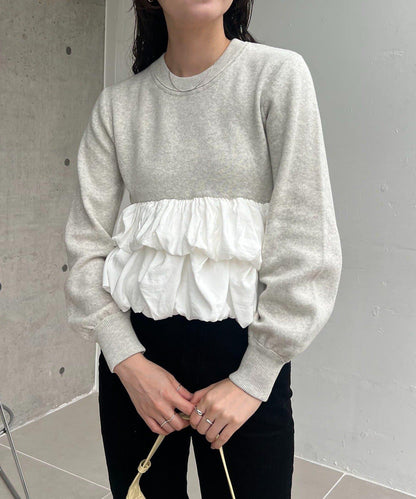 泡泡層疊套頭衫