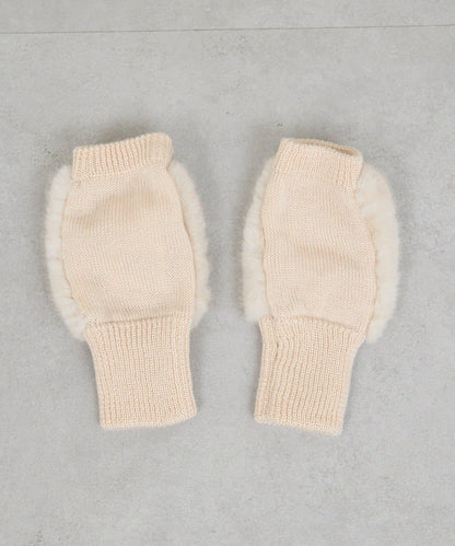 仿皮草手部保暖套