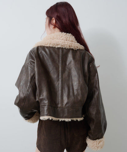 羊羔絨飛行夾克