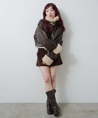 羊羔絨飛行夾克