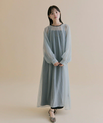 11/1（週六）12:00開始！【數量限定】【森川企畫】透視疊穿連衣裙套裝