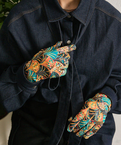 【CRISPINO VALENTINO】全印花手套