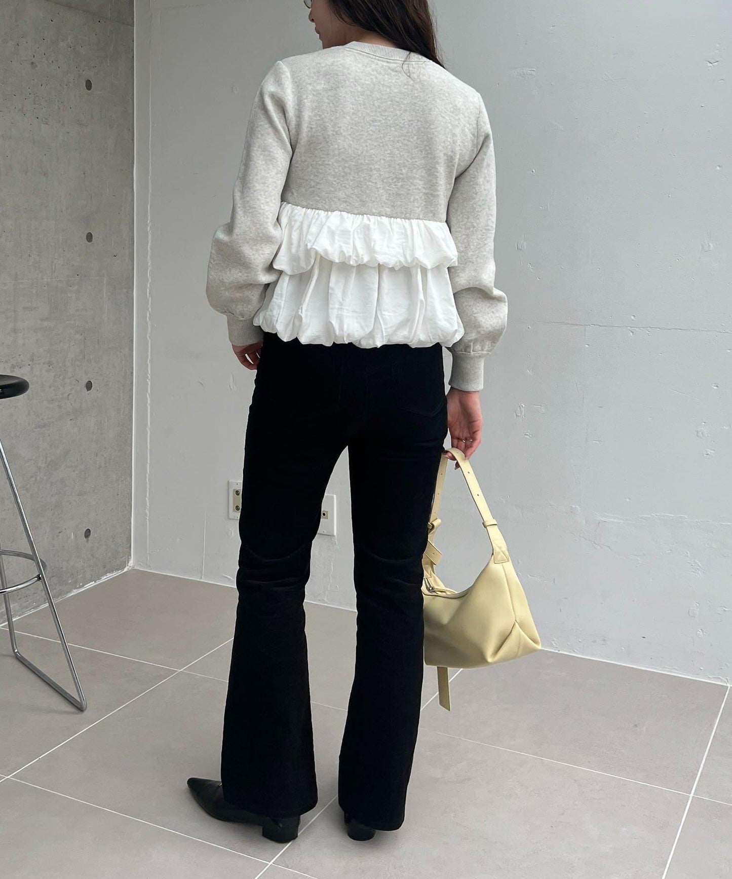 泡泡層疊套頭衫