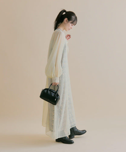 11/1（週六）12:00開始！【數量限定】【森川企畫】透視疊穿連衣裙套裝