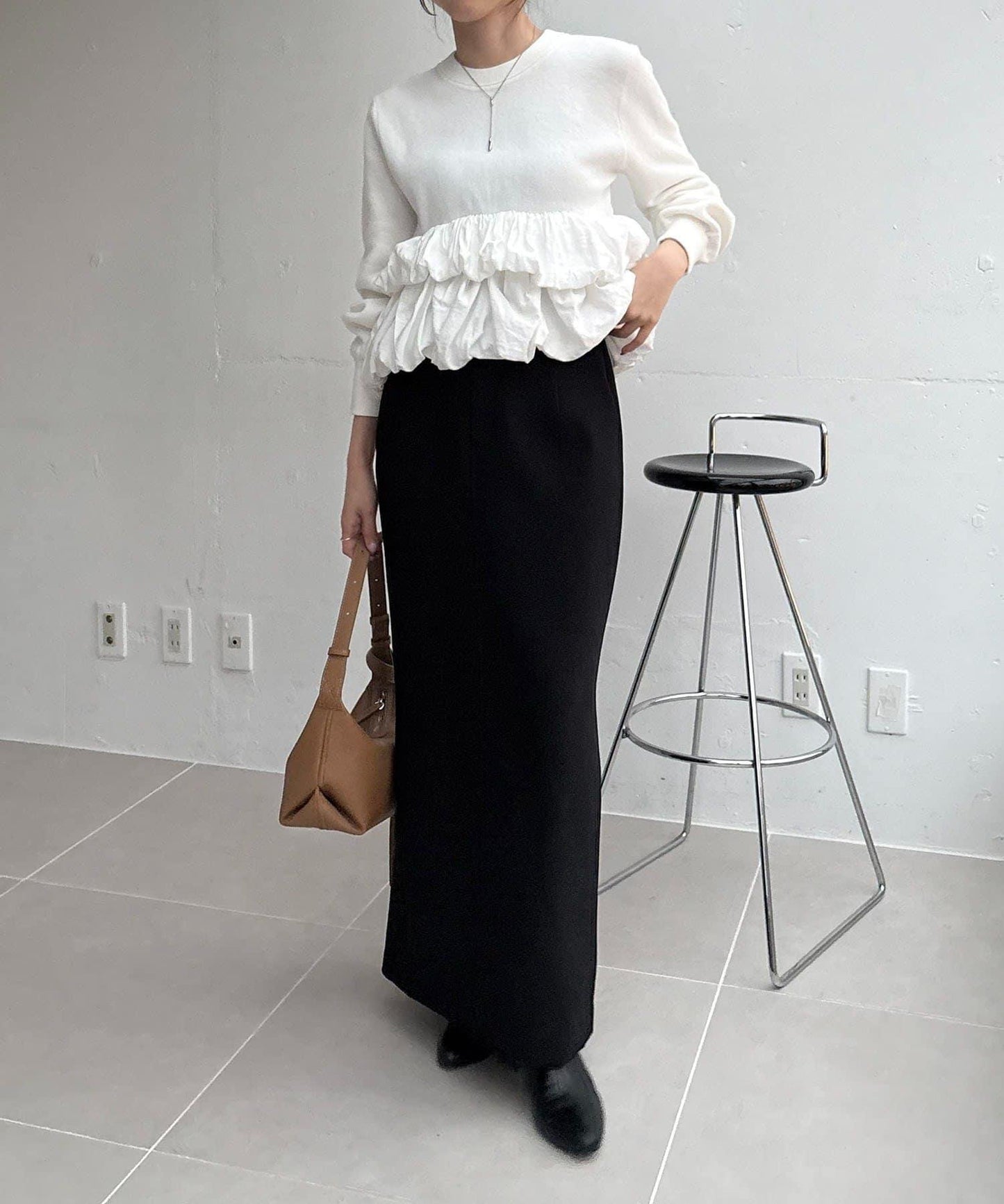 泡泡層疊套頭衫