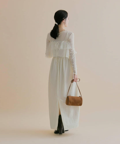 11/1（週六）12:00開始！【數量限定】【森川企畫】網紗吊帶連衣裙套裝