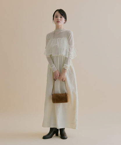 11/1（週六）12:00開始！【數量限定】【森川企畫】網紗吊帶連衣裙套裝