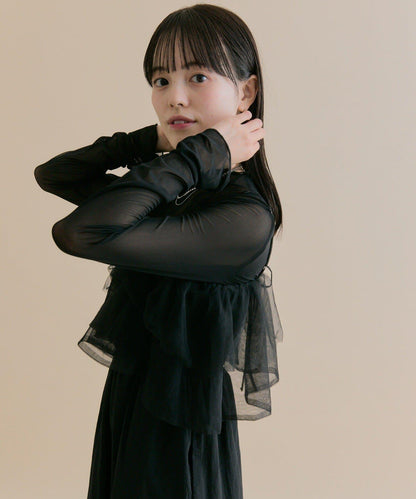 11/1（週六）12:00開始！【數量限定】【森川企畫】網紗吊帶連衣裙套裝