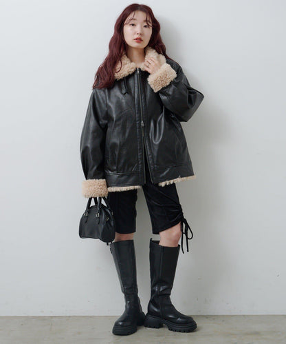 羊羔絨飛行夾克