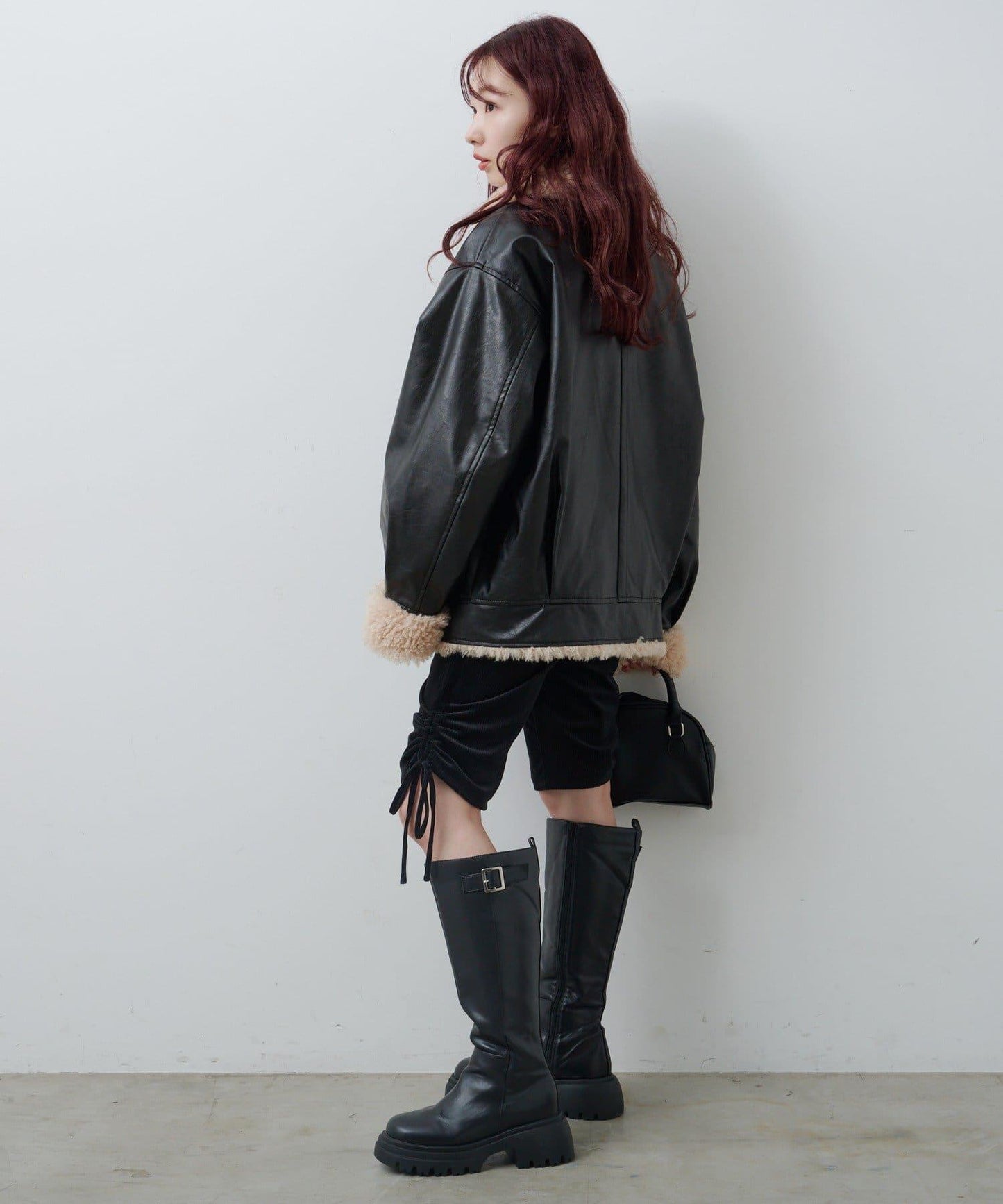 羊羔絨飛行夾克