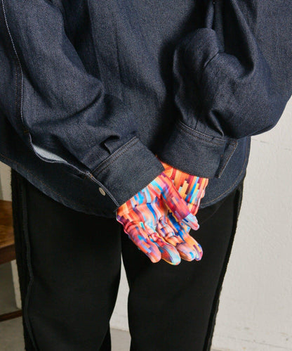 【CRISPINO VALENTINO】全印花手套