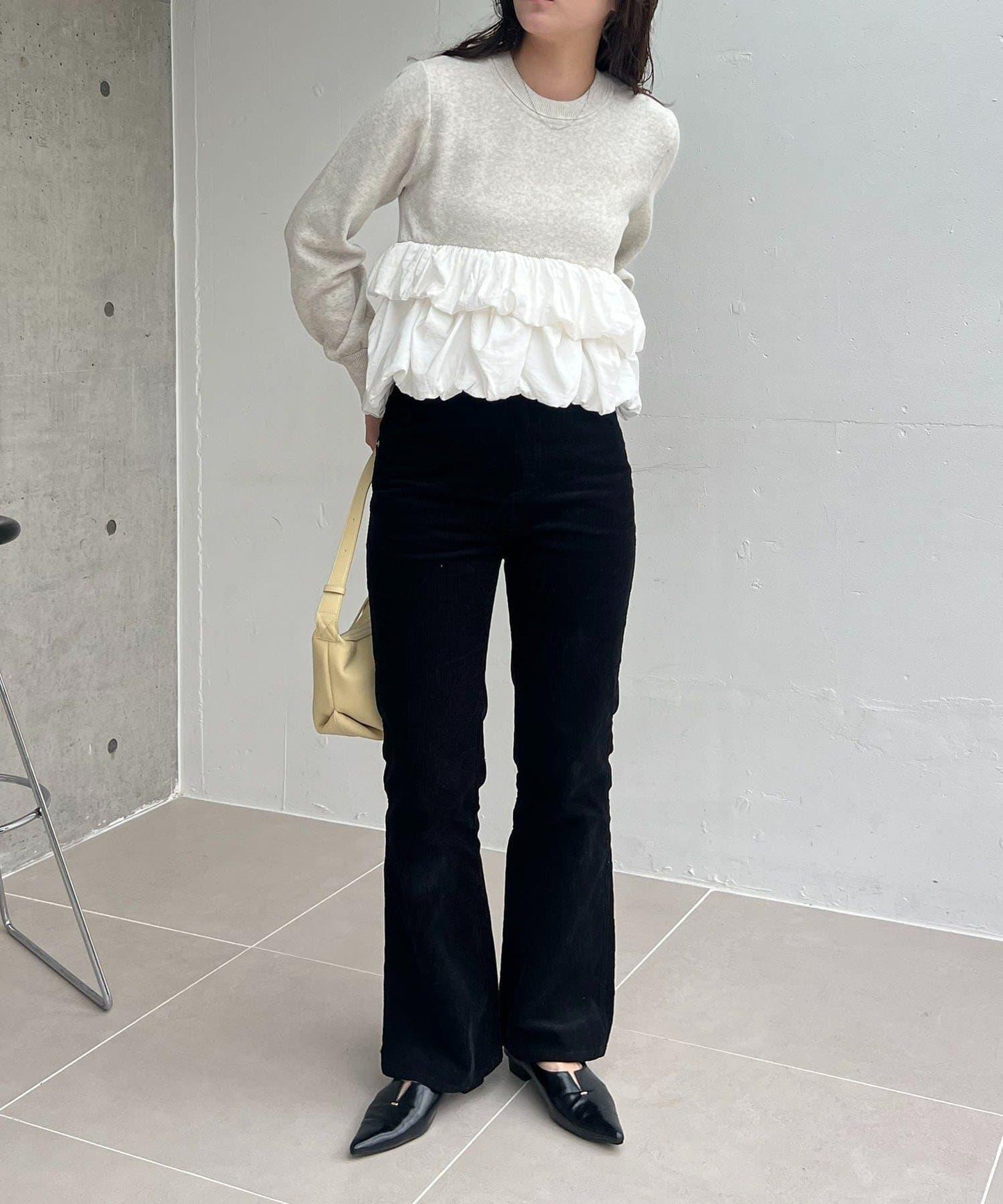 泡泡層疊套頭衫